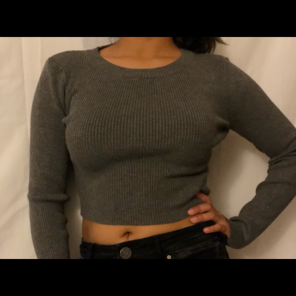 Crop Top Long Sleeve